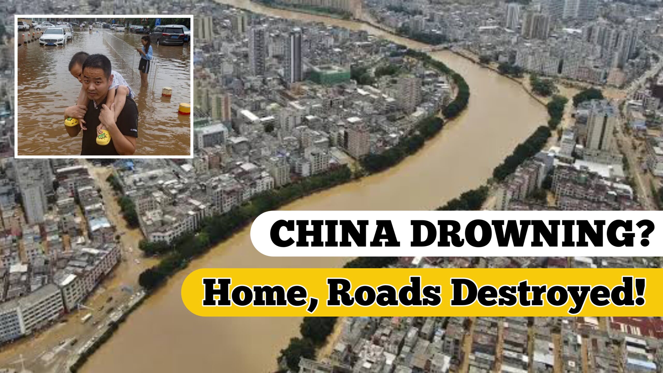 Heavy Rain Causes Floods in China